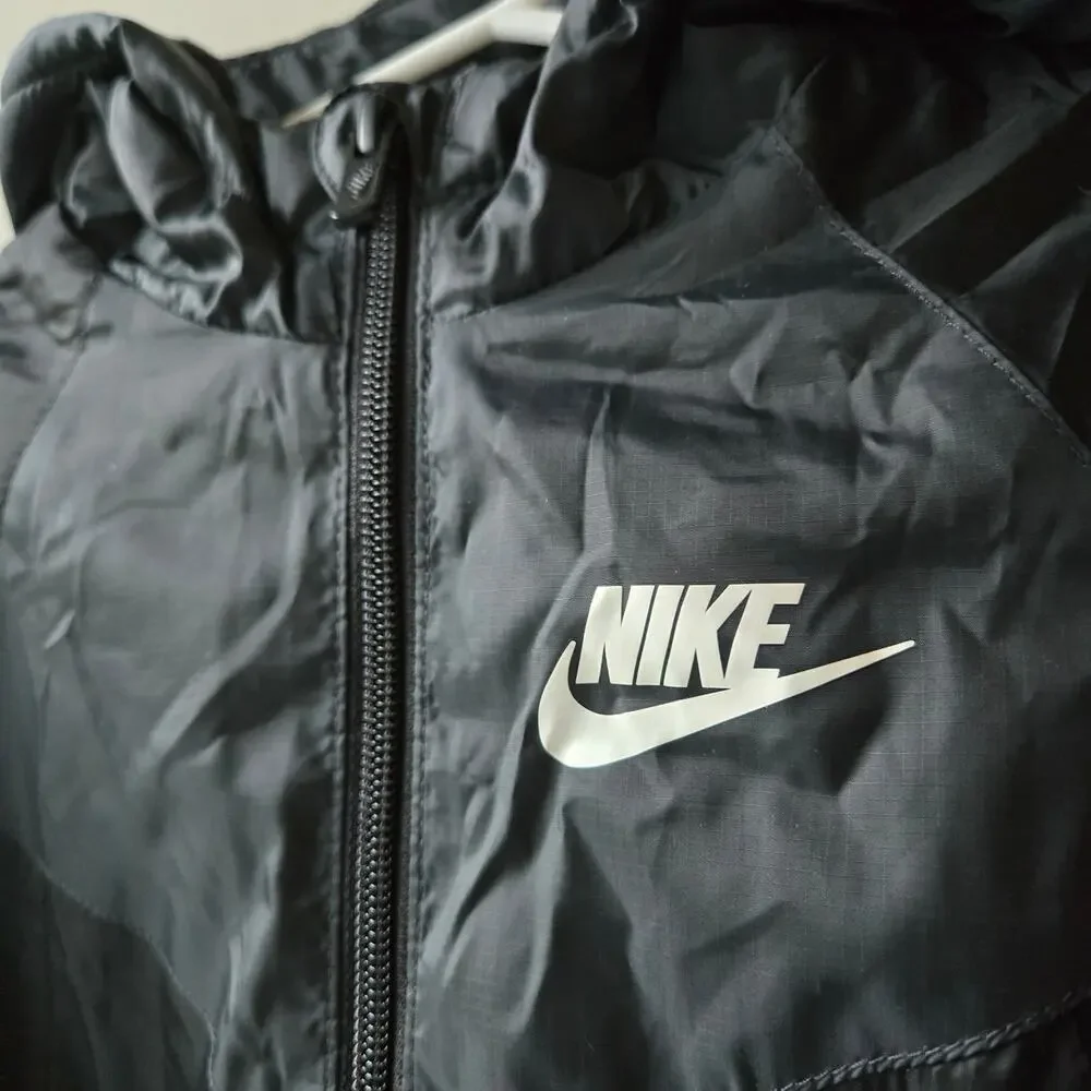 Nike NEW Toddler Boys Hooded Fleece Lined Lightweight Jacket $65 SIZE 4T NWT